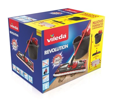 Vileda Revolution šluota (158576) su kibiru