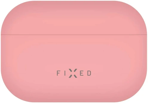 „Fixed“ itin plonas silikoninis „Silky“ dėklas „Apple AirPods Pro 3“, rožinis