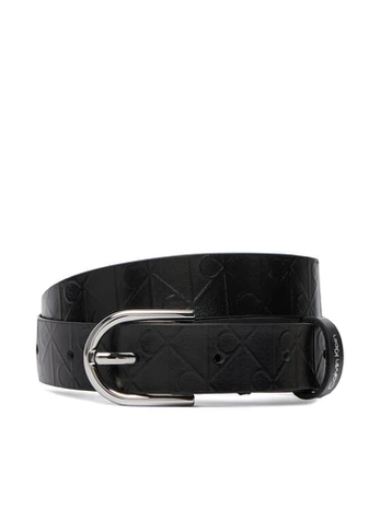 Moteriškas Diržas Calvin Klein Round Buckle Debossed LV04F7143G Juoda