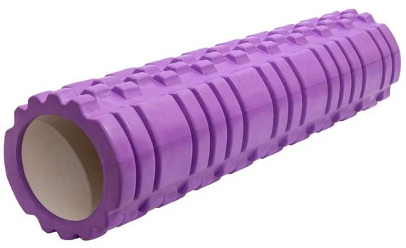 Masažinis jogos volas SANRO KP-260 14*60cm Violetinis