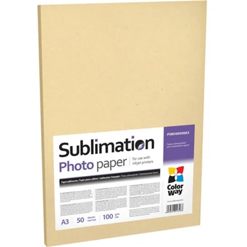 PSM100050A3 | 100 g/m | A3 | A3 | Photo Paper sublimation 50 pcs.