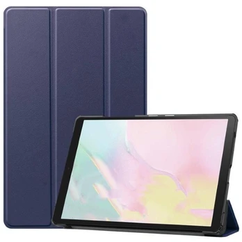 Riff President Tri-fold Stand PU Leather Case for Lenovo Tab 7 Essential 2017 Dark blue