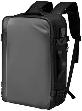 Pilkas vakuuminis kelioninis kuprinė, 65L