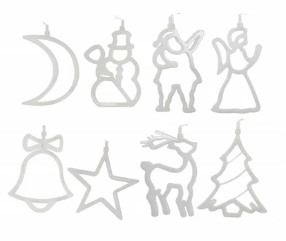 Kalėdinė lemputė 8 šviesos diodai