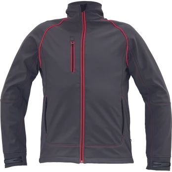 Darbinis švarkas vyrams Safeworker Reusel, antracito/raudona, 3XL dydis