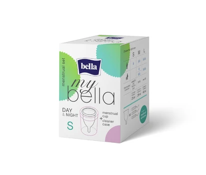 BELLA Menstruacinė taurelė, S dydis (25ml)