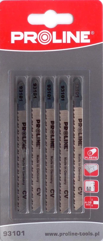 Proline Pro-Line U tipo slydimo geležtės 75x2.5mm - 93401