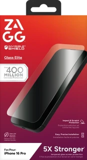 ZAGG InvisibleShield Glass Elite, skirtas iPhone 16 Pro