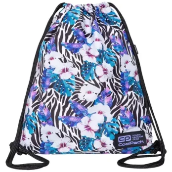 Cool Pack Maišelis sportinei aprangai CoolPack Solo Flower Zebra