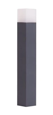 Šviestuvas Su-Ma Cube, 20W, E27, IP44, pilkas, 8 cm x 58 cm