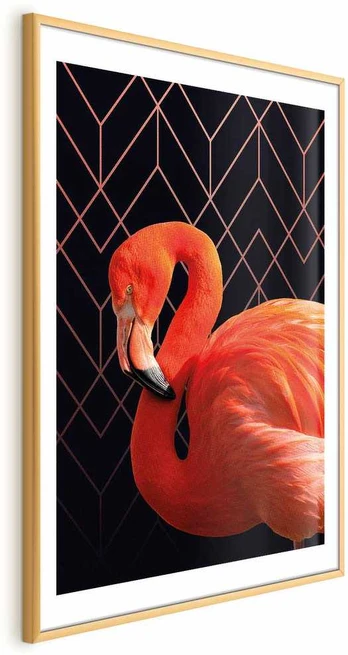 Artgeist Plakatas - Flamingo Solo