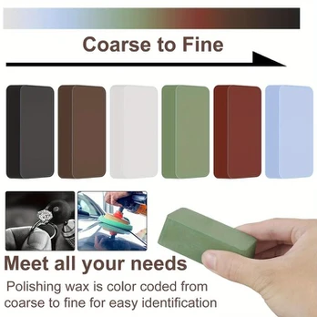 Metalų poliravimo pasta, 6 vnt