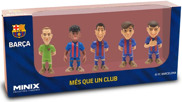 Minix 5-PACK 7 CM - FC BARCELONA V2