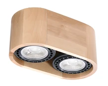 Šviestuvas lubinis Sollux Plafond Basic 2, 40 W, GU10 kaina