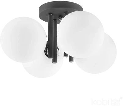 Lubinis šviestuvas GLOBE ELEGANCE, 4xG9, juodos/baltos sp.