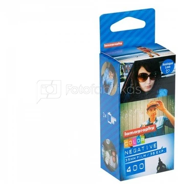 LOMOGRAPHY COLOR NEGATIVE 400 ISO 3 PCS 135 FILM