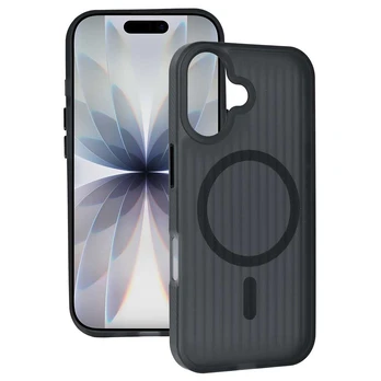 Tel Protect Twist Magsafe dėklas skirtas Apple iPhone 17 Pro juodos spalvos