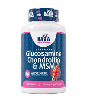 HAYA LABS Glucosamine Chondroitin &amp;amp; MSM - 90 tabl.