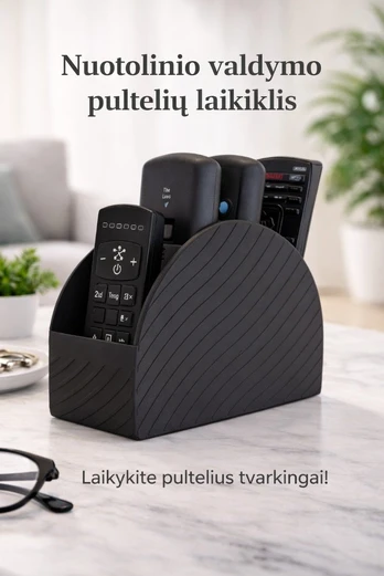Nuotolinio valdymo pultelių laikiklis