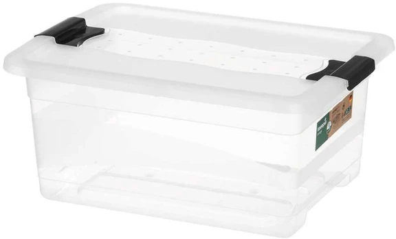 Keeeper Cornelia storage box clear 12 L
