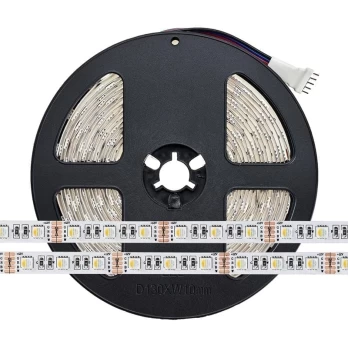 19.2W 12V RGB+WW IN1 LED juosta, 5m