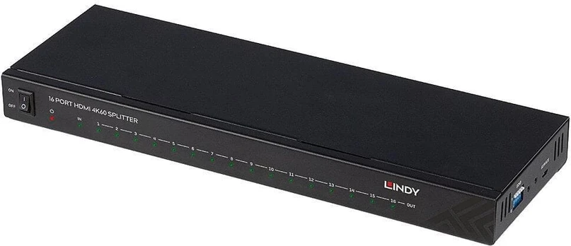 Šakotuvas Lindy Splitter HDMI 16 Port HDMI 4K60