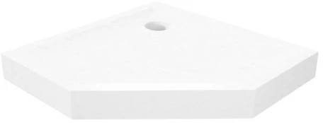 Dušo padėklas Magnifity Mild Stone White Stone, 90 cm x 90 cm