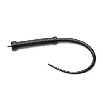 XR Brands Viper Tail Silicone Impact Whip Black 24in Lightweight