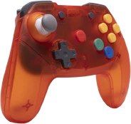 Retro-Fighters - Brawler64 2.4G Controller - Orange kaina