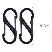 Nite Ize - S-Biner #1 - black carbine set - SB1-2PK-01