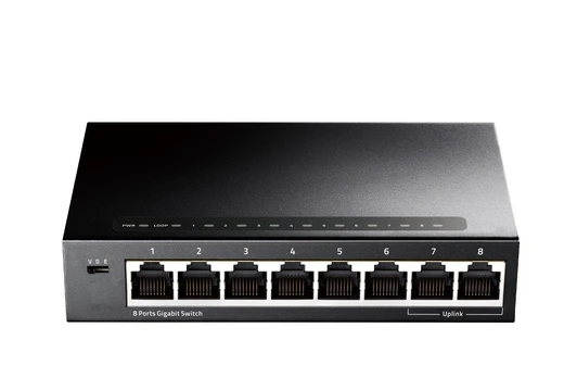 Šakotuvas Cudy Jungiklis GS108 8xGE metalinis korpusas