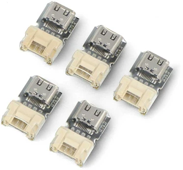Grove2USB-C - Grove adapteris - USB C - 5 vnt, - M5Stack A140