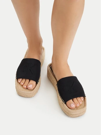 Espadrilės Calvin Klein Ebeth HW0HW02894 Juoda