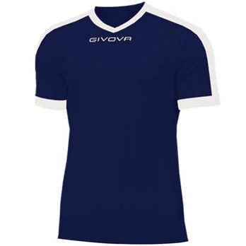 Marškinėliai Givova Revolution Interlock MAC04 0403, tamsiai mėlyna/balta
