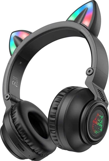 Oem Borofone Ausinės BO18 Cat Ear bluetooth baltas