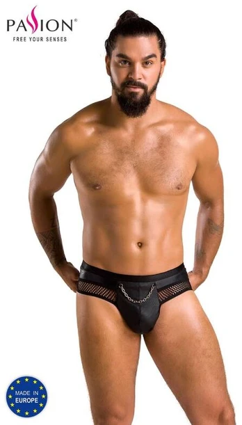 Passion Men PASSION 030 SLIP OPEN TOM Juodas L/XL
