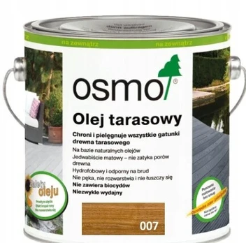 Terasų alyva Teak* bespalvė Osmo 0,125l 007