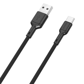 Dudao L9T 5A USB-A - USB-C Cable 1m - Juodas