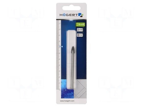 Drill bit | Ø: 6mm | L: 72mm | Drill Bit: for glass | 1pcs.