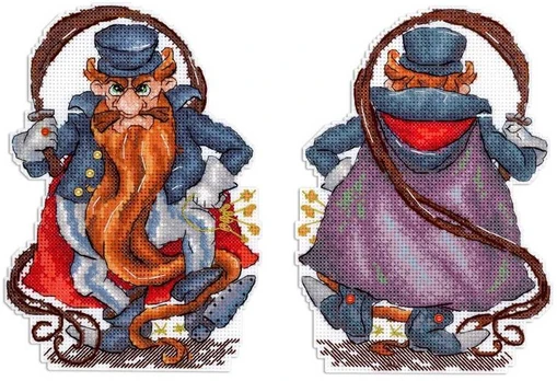 MP Studia Siuvinėjimo kryželiu rinkinys „Karabas Barabas“ 18x13 cm SR-1179