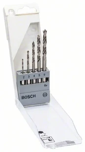 Grąžtas Bosch Grąžtu kompl. medžiui Ø 2-3-4-5-6 , 1/4