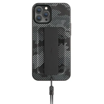 Dėklas Uniq etui Heldro iPhone 12/12 Pro 6,1"  moro/charcoal camo Antimicrobial