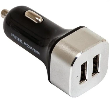 Įkroviklis Realpower 2x USB- A 2,4 A (176635)