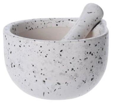 Grūstuvas Kitchencraft 215720, 6 cm, balta sp./juoda sp./pilka sp.
