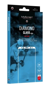 LCD apsauginis stikliukas MyScreen Diamond Edge Full Glue Apple iPhone 7/8/SE2 baltas kaina