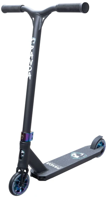 Paspirtukas triukams Panda Optimus PRO, Black/Rainbow