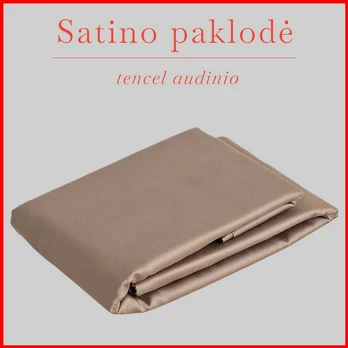 Satino 100 proc. tencelio audinio paklodė - 220x240cm.