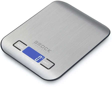 Elektroninės virtuvinės svarstyklės Brock SKS 1011, sidabro