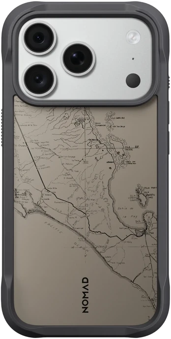 Nomad Rugged dėklas, balandra – iPhone 18 Pro/17 Pro
