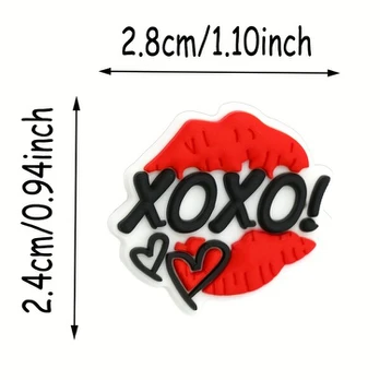 Lūpų karoliukai XOXO